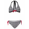 Sexy gestreepte bikini setBadkleding