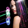 Gloeiend haar - haarspeld met kleurrijke lichtgevende LED-snarenPruiken