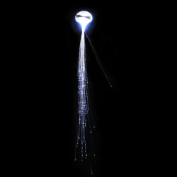 Gloeiend haar - haarspeld met kleurrijke lichtgevende LED-snarenPruiken