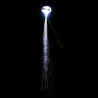 Gloeiend haar - haarspeld met kleurrijke lichtgevende LED-snarenPruiken