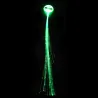 Gloeiend haar - haarspeld met kleurrijke lichtgevende LED-snarenPruiken