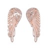 Vintage style earrings - crystal angel wingsEarrings