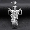 Jezus / kruis - metalen sleutelhangerSleutelhangers