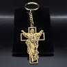 Jezus / kruis - metalen sleutelhangerSleutelhangers