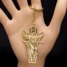 Jezus / kruis - metalen sleutelhangerSleutelhangers