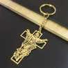 Jezus / kruis - metalen sleutelhangerSleutelhangers