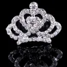 Kristallen kroon tiara - haarclipHaarspelden