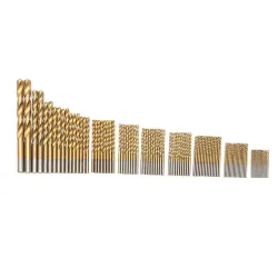 15-10 mm - HSS-spiraalboren met titaniumcoating - set van 99 stuksBits & boren