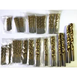 15-10 mm - HSS-spiraalboren met titaniumcoating - set van 99 stuksBits & boren