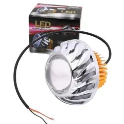 Motorkoplamp - LED-projector - enkel licht - engel / duivelsogenRichtingaanwijzers