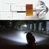 Motorkoplamp - LED-projector - enkel licht - engel / duivelsogenRichtingaanwijzers