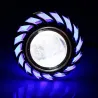 Motorcycle headlight - LED projector - single light - angel / devil eyesTurning lights
