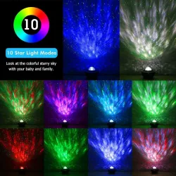 Sterrenhemelprojector - LED-nachtlampje - met luidspreker - BluetoothVerlichting