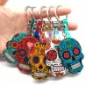 Kleurrijke Mexicaanse schedel - sleutelhangerSleutelhangers