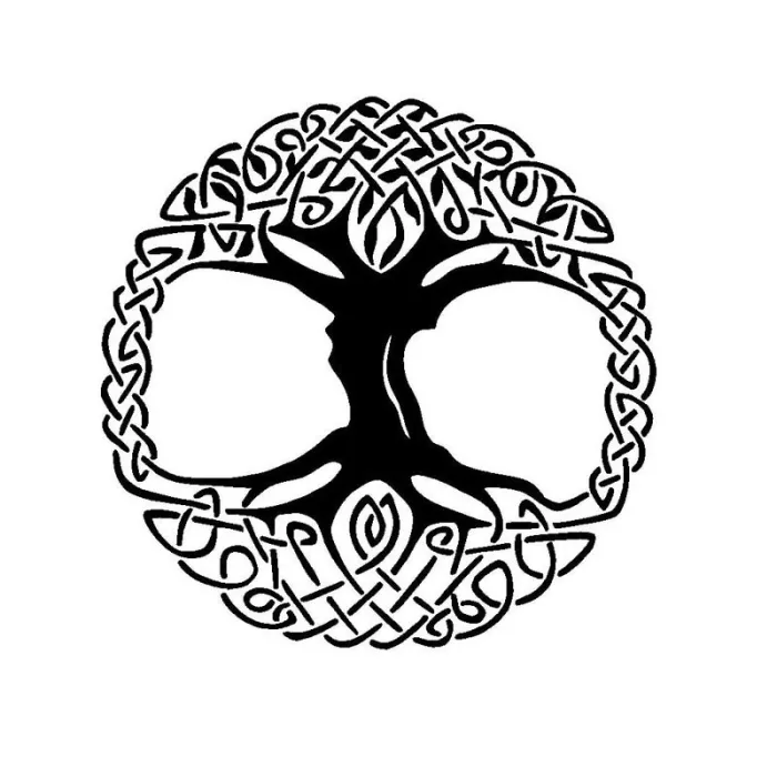 Levensboom - vinyl autostickerStickers