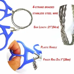 Handzaag staaldraad - outdoor / survivaluitrustingSurvival gereedschap