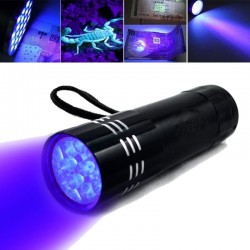 Mini UV-zaklamp - waterdicht - 9 LEDZaklampen