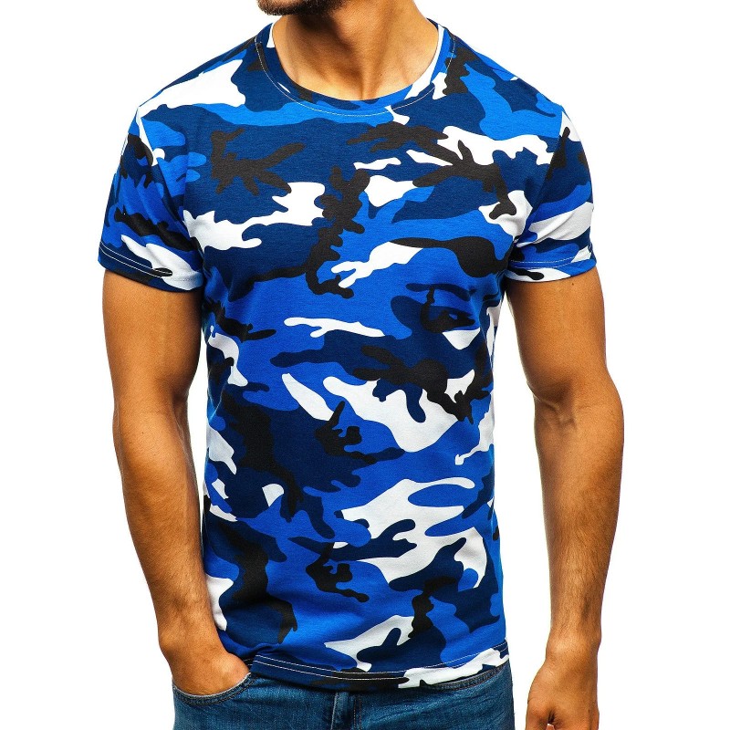Klassiek T-shirt met korte mouwen - camouflageprintT-Shirts