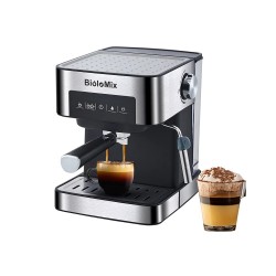 BioloMix - koffiezetapparaat - voor espresso/cappuccino/latte/mokka - met melkopschuimer - 20 BarBar producten