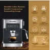 BioloMix - koffiezetapparaat - voor espresso/cappuccino/latte/mokka - met melkopschuimer - 20 BarBar producten