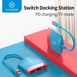 HDMI TV-aansluiting voor Nintendo Switch - dockingstation - USB C - 4KSwitch