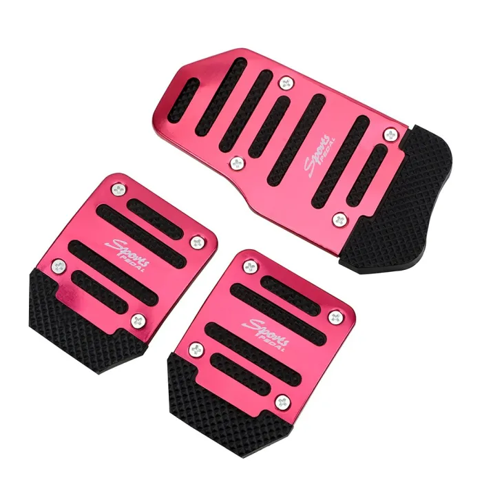 Anti-slip car foot treadle cover - pedals - aluminum 3 piecesPedals