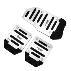 Antislip autovoetpedaalhoes - pedalen - aluminium 3 stuksPedalen
