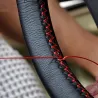 Do-it-yourself car steering wheel cover - repair - with needle & thread - leatherSteering wheel covers