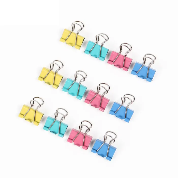 15mm metalen clips - papier - ringbanden - 60 stuksKantoor