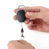 Intrekbare trekhaspel - kaarthouder - badge - sleutelhangerSleutelhangers