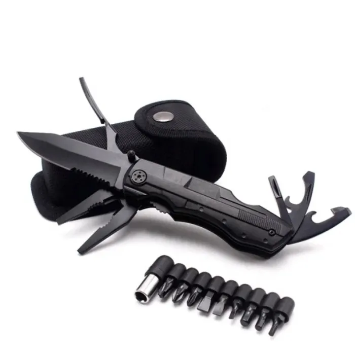 Multifunctioneel roestvrij staal - multitool zakmes - tang - opvouwbaarMultitool & Zakmes