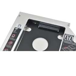 Universal aluminum SATA HDD Caddy 12.7mm box case enclosure optical bayHarde schijven