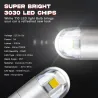 10x 194 T10 W5W LED bulbs - 7000K Ice White Super Bright interior kitT10