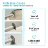 10PCS HSS Cutting Saw Blades 1/4" Hex Shank, DIY Rotary Cutting Discs for Metal Wood Plastic, Durable Tool AccessoriesBits & ...