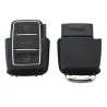 VW Jetta Beetle - 3 button - uncut blade - remote car key case - shellKeys