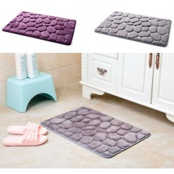 Coral Fleece Bathroom Memory Foam Rug Non-slip Floor MatBadkamer & Toilet