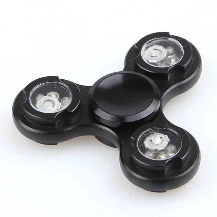 Led light finger fidget - aluminium handspinnerFidget-spinner