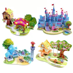 3D DIY papier puzzel - Jigsaw - educatief speelgoed voor baby'sSpeelgoed