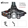 Voorhoofd licht - Zoomflits 3 XML-T6 LED lampSport & Outdoor