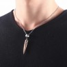 Bullet shape pendant men's necklaceNecklaces