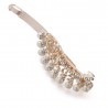 Flower & pearls - crystal hair clip - hairpinHair clips