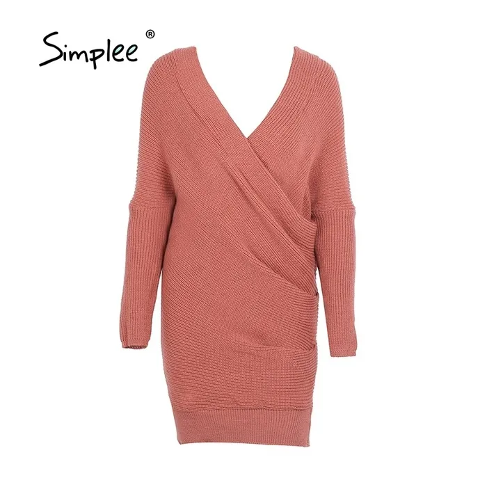 Sexy Cross Knitting Sweater PulloverHoodies & Jumpers