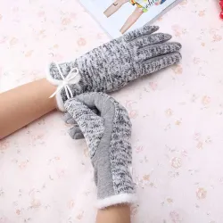 Cotton Wool Cashmere Elegant GlovesHandschoenen