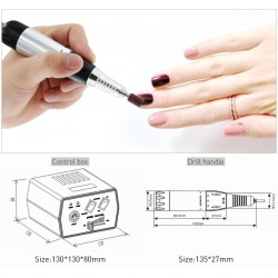 35W Pro Elektrische Manicure Pedicure Nagelfrees Nagel Kunst BoormachineNagels