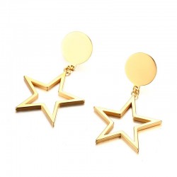 Gold Five-pointed Stars EarringsEarrings