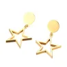 Gold Five-point Stars EarringsOorbellen