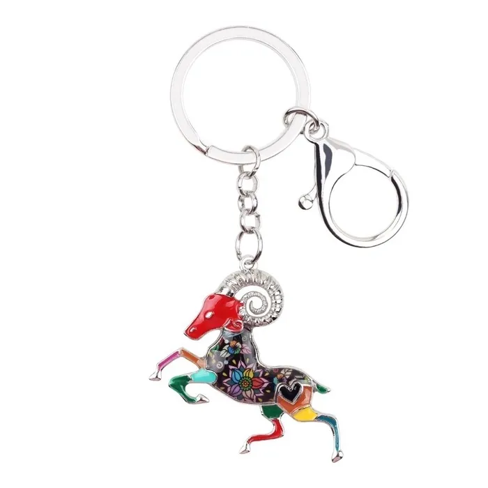 Aries Zodiac Sign Keychain KeyringKeyrings