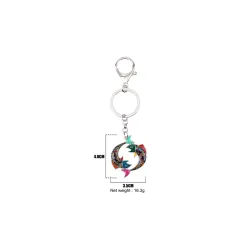 Pisces Zodiac Sign Keychain KeyringSleutelhangers
