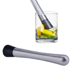 Nieuwe Cocktail Muddler Rvs Bar Mixer Barbenodigdheden Mojito Cocktail DIY Drinken Fruit Muddler CruBar producten