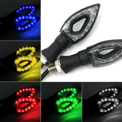Waterdichte Universele 12 LED Motorfiets Richtingaanwijzers Lichten 2 StuksMotorfiets onderdelen